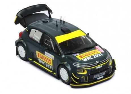 ixo models 1/43 (RAM766LQ) CITROEN C3 WRC #21 RALLY SARDEGNA 2020