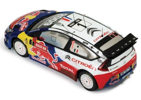 ixo models 1/43 (RAM401) Citroen C4 WRC #1 Winner Wales Rally GB 2009