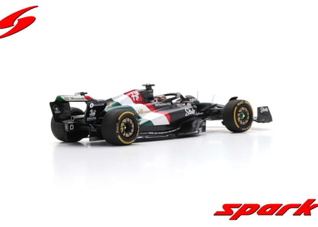 Spark 1/43 (S8932) Alfa Romeo F1 Team Stake C43 No.77 Alfa Romeo F1 Team ORLEN 10th Italian GP 2023