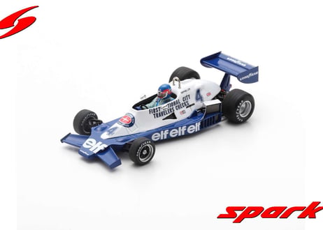 Spark 1/43 (S7236) TYRRELL 008 #4 3RD ARGENTINE GP 1978 PATRICK DEPAILLER