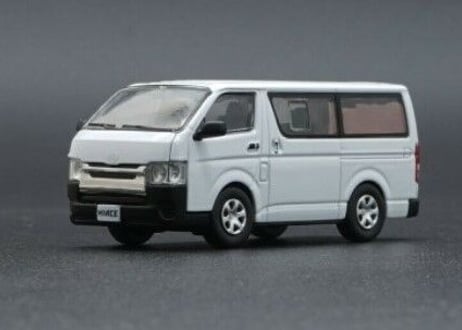 BM Creations 1/64 (BM64B0142) Toyota Hiace 2015 KDH200V white (RHD)