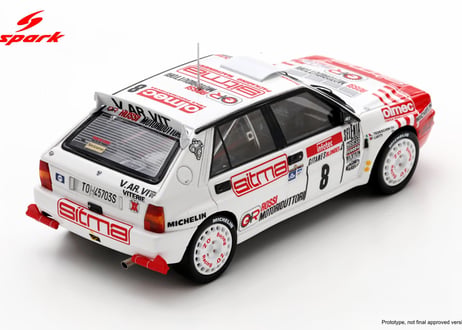 Spark 1/43 (S9020) Lancia Delta HF Integrale EVO #8 8th Tour de Corse - Rally de France 1992