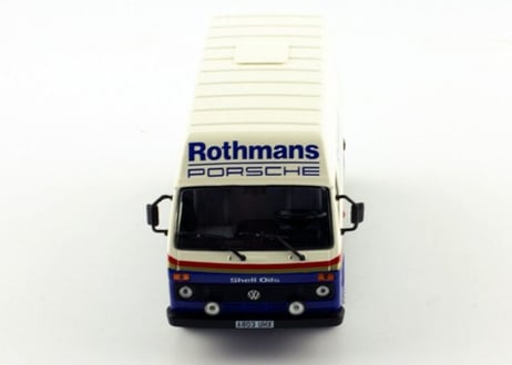 ixo models 1/43 (RAC285) Volkswagen LT35 LWB Rallye Assistance Van "Rothmans Porsche" white/blue