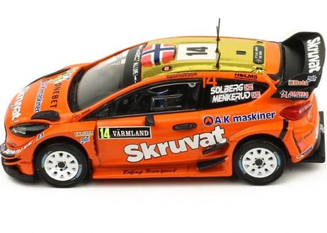 ixo models 1/43  (RAM670) FORD FIESTA WRC #14 Rally Sweden 2018