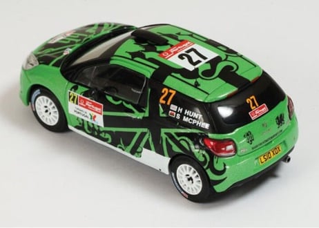 ixo models 1/43 (RAM461) Citroen DS3 R3 #27 Rally Portugal IRC 2011