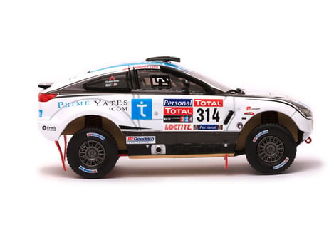 VITESSE 1/43 (43435) MITSUBISHI LANCER #314 RALLY DAKAR ARGENTINA-CHILE 2010