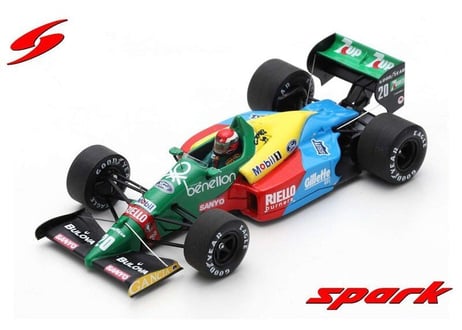 Spark 1/43 (S5203) Benetton B188 #20 4th Brazil GP 1989