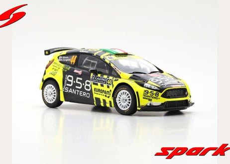 Spark 1/43 (S5984) FORD FIESTA R5 DAVIDE RICCIO #44 RALLY MONTE CARLO 2019