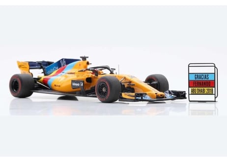 Spark 1/43 (S6069) McLaren MCL33 #14 McLaren F1 Team Abu Dhabi GP 2018  Fernando Alonso