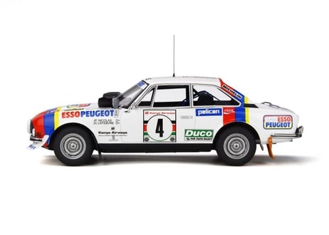 Otto Mobile 1/18 (OT309) Peugeot 504 Gr4 Coupe V6 Safari Rally 1978