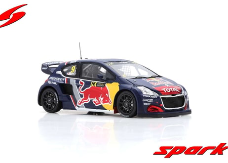Spark 1/43 (S7804) Peugeot 208 WRX #9 Winner Rd.3 World RX of Belgium 2018