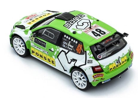 ixo models 1/43 (RAM628) Skoda Fabia R5 #48 Rally Monte Carlo 2016 Lappi
