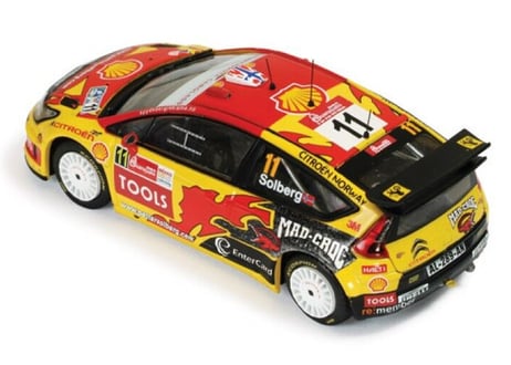 ixo models 1/43 (RAM413) CITROEN C4 WRC #11 2ND CORONA MEXICO RALLY 2010
