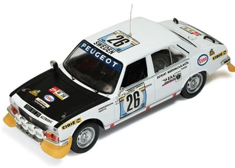 ixo models 1/43 (RAC164) PEUGEOT 504 1975年 サファリラリー No.26