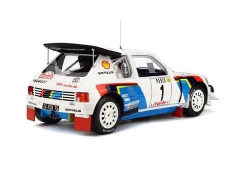 Otto Mobile 1/12 (G027) Peugeot 205 T16 EVO2 #1 2nd Rally Monte Carlo 1986