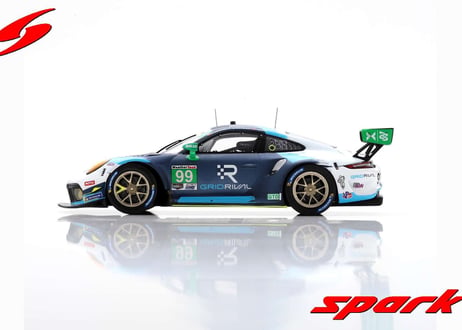 Spark 1/43 (US296) Porsche 911 GT3 R #99 Team Hardpoint EBM 12H Sebring 2021