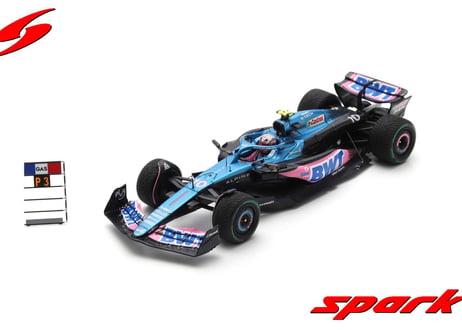 Spark 1/43 (S8925) Alpine A523 #10 BWT Alpine F1 Team 3rd Dutch GP 2023 With pit board Pierre Gasly