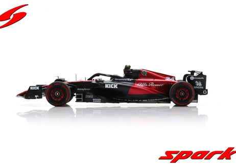 Spark 1/43 (S8564) Alfa Romeo F1 Team KICK C43 #24  9th Australian GP 2023 Zhou Guanyu