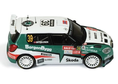 ixo models 1/43 (RAM402) SKODA ファビア S2000 #39 2009年 ラリー･GB PWRC Winner