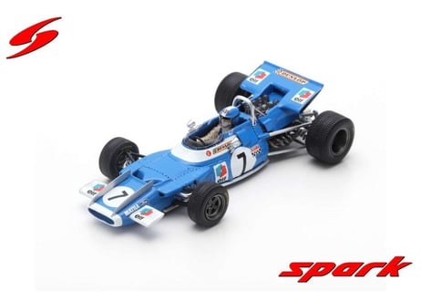 Spark 1/43 (S7193) MATRA MS80 #7 2ND FRENCH GP 1969