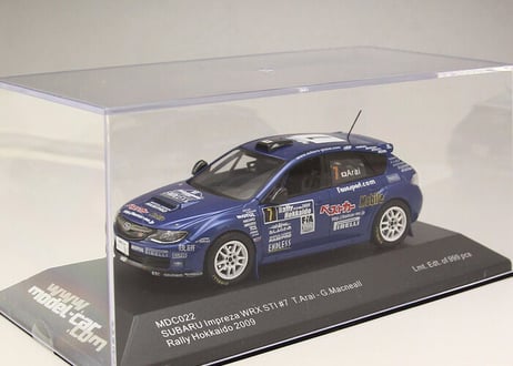 ixo models 1/43 (MDC022) SUBARU インプレッサ WRX STI 2009年 ラリー北海道 #7