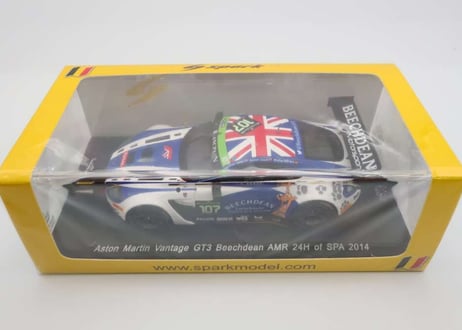 Spark 1/43 (SB099) Aston Martin Vantage GT3 #107 Beechdean AMR 24H of SPA 2014