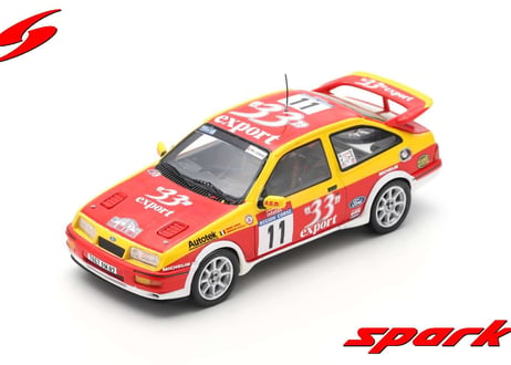 Spark 1/43 (S8703) FORD SIERRA RS COSWORTH #11 TOUR DE CORSE RALLY DE FRANCE 1987