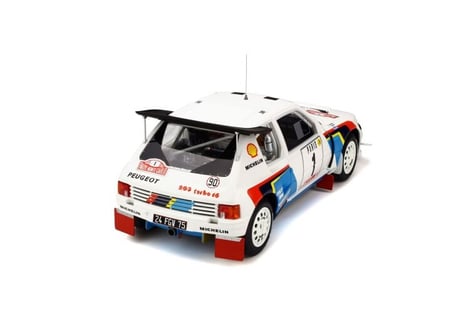 Otto Mobile 1/12 (G027) Peugeot 205 T16 EVO2 #1 2nd Rally Monte Carlo 1986