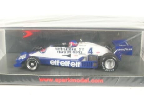 Spark 1/43 (S7236) TYRRELL 008 #4 3RD ARGENTINE GP 1978 PATRICK DEPAILLER