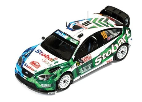 ixo models 1/43 (RAＭ306) FORD FOCUS RS 07 WRC #16 10TH RALLY MONTE CARLO 2008