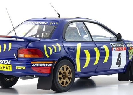 KYOSHO 1/18 (KS08962A) SUBARU Impreza #4 RAC Rally 1994