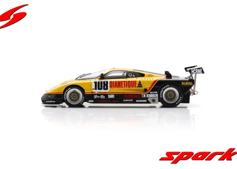 Spark 1/43 (S6802) Spice SE 87 C #108 17th 24H Le Mans 1989