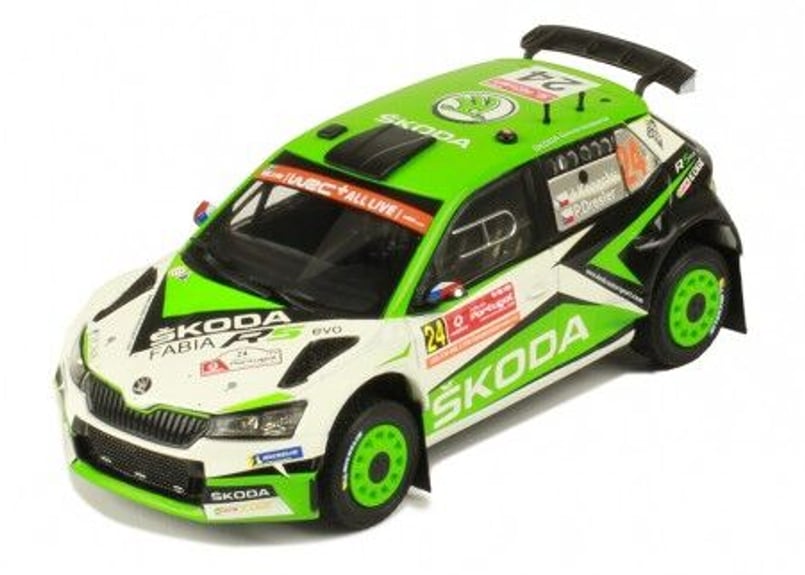 【中古】ixo 1/43 シュコダ ファビア R5 EVO 2019年ラリー・コンドロス C.De Cecco / J Humblet ＃18 ミニカー【箱色あせあり】[10][240010475246] 中古】箱日焼け)1/43 ｲｸｿ ｼｭｺﾀﾞ ﾌｧﾋﾞｱ R5 EVO 2019年ﾗﾘｰ・ｺﾝﾄﾞﾛｽ