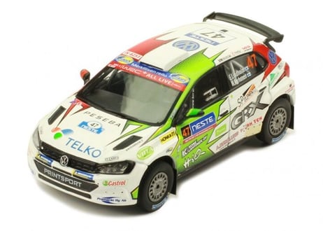 ixo models 1/43 (RAM727) VW polo GTI R5 #47 Rally Finland 2019