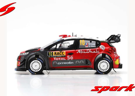 Spark 1/43 (S5973) Citroen C3 WRC #10 Winner Rally Catalunya 2018
