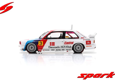 Spark 1/43 (S2821) BMW E30 M3 #3 Schnitzer GP Denmark 1991