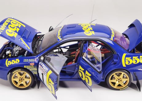 Sun Star 1/18 (5516) Subaru Impreza 555 #1 Winner Rallye Catalunya 19