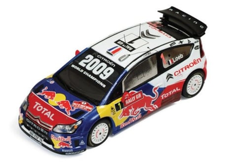 ixo models 1/43 (RAM401) Citroen C4 WRC #1 Winner Wales Rally GB 2009