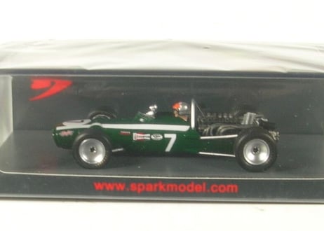 Spark 1/43 (S6982) COOPER T86B #7 3RD MONACO GP 1968