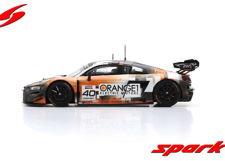 Spark 1/43 (SB704) Audi R8 LMS GT3 EVO II #40 Audi Sport Orange 1 7th 24H Spa 2023