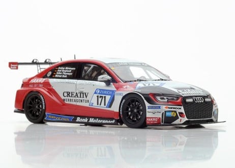 Spark 1/43 (SG304) Audi RS3 LMS #171 Bonk Motorsport 24H Nurburgring 2017