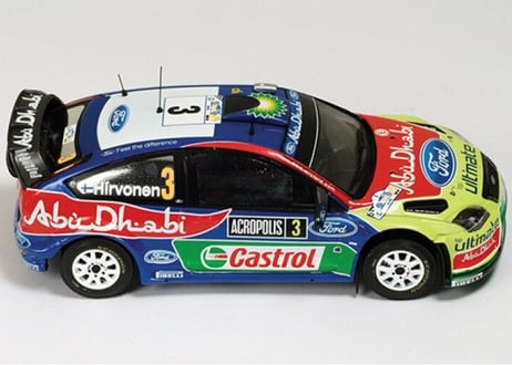 ixo models 1/43 (RAM376) FORD FOCUS RS WRC09 #3  Acropolis Rally 2009 Winner