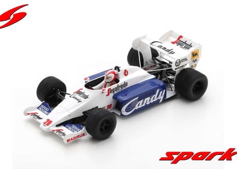 Spark 1/43 (S2779) Toleman TG184 #20 Monaco GP 1984