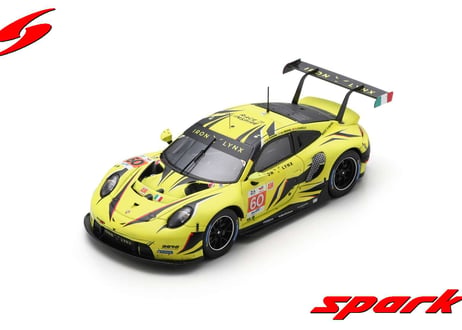 Spark 1/43 (S8763) Porsche 911 RSR - 19 #60 IRON LYNX Le Mans 24H 2023