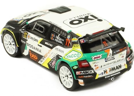 ixo models 1/43 (RAM692) Skoda Fabia R5 #11  Rallye Condroz 2018