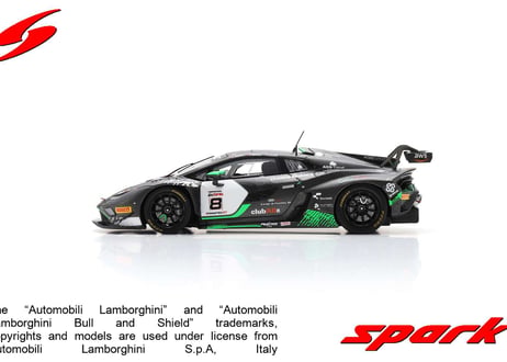 Spark 1/43 (SB732) Lamborghini Huracan GT3 EVO 2 #8 AGS Events 24H Spa 2023