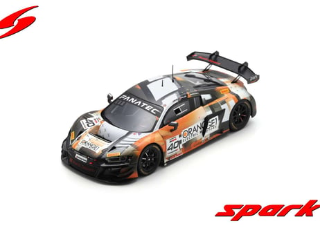 Spark 1/43 (SB704) Audi R8 LMS GT3 EVO II #40 Audi Sport Orange 1 7th 24H Spa 2023