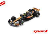 Spark 1/43 (S8945) McLaren MCL60 #4 McLaren 5th Abu Dhabi GP 2023 Lando Norris