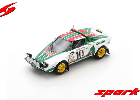 Spark 1/43 (S9082) Lancia Stratos HF #10 Rally MonteCarlo 1976