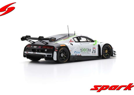 Spark 1/43 (SB717) Audi R8 LMS GT3 EVO II #26 Sainteloc Junior Team 3rd Silver Cup 24H Spa 2023